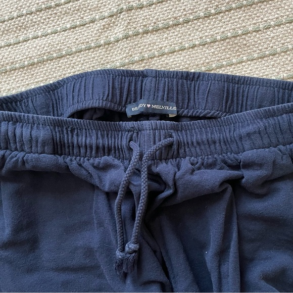 Brandy Melville Japan exclusive rare navy tie waist pants - Picture 2 of 4